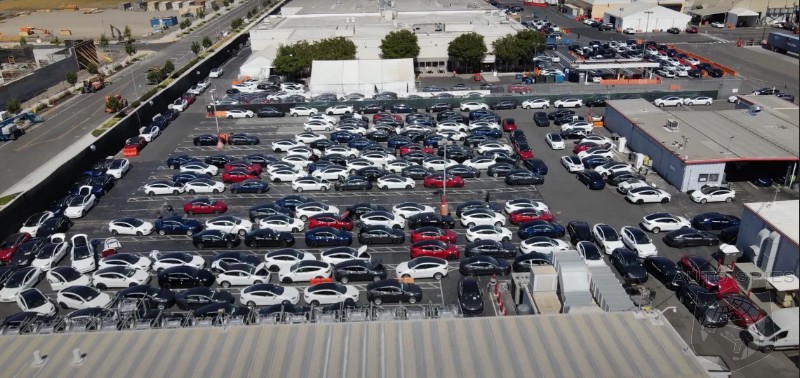 Mystery Reason Keeps Over 10,000 Tesla Vehicles On Hold At Fremont Factory